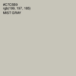 #C7C5B9 - Mist Gray Color Image